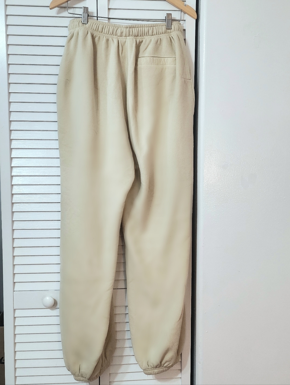 HTFU Gym Rat Joggers Sweatpants- Cream Fleece - Picture 2 of 9
